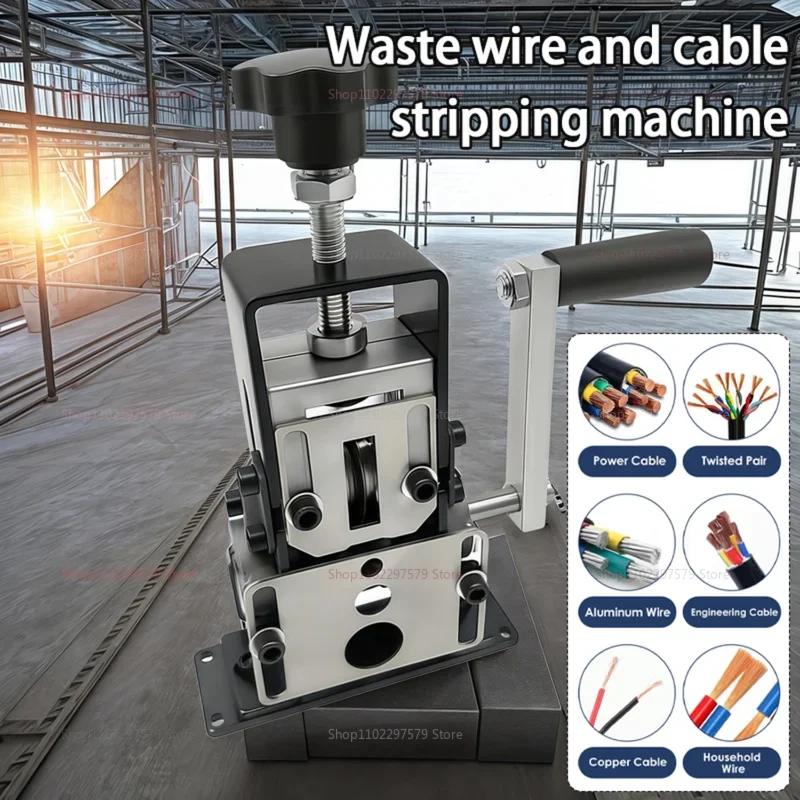 

1-70mm Wire Stripper Manual and Drill Powered Portable Copper Scrap Wire Peeling Tool for Electrical Work and DIY Projects