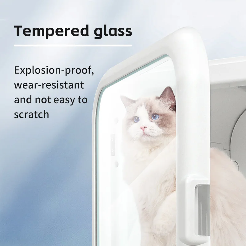 Automatic Pet Dryer Box Ultra Quiet Smart Temperature Control Dryer Sheets Pet Hair 360° Efficient For Cats And Small Dogs