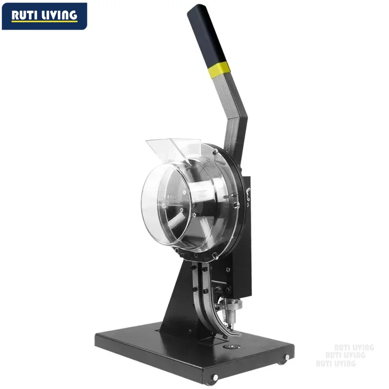 Semi-Automatic Grommet Machine, No-Ring Eyelet Press for Tarpaulin Banner Fabric, Punching Tool for Stand Display