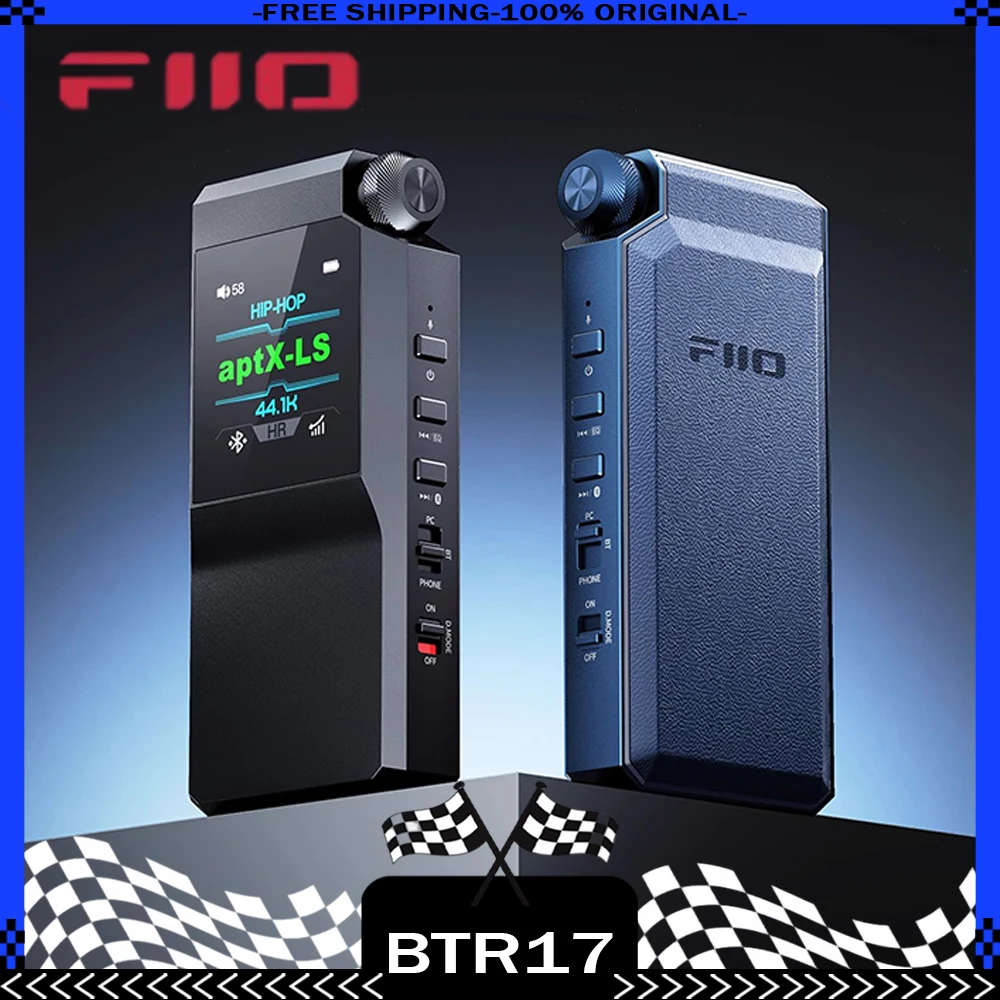 FiiO BTR17 Bluetooth Decoding Earphones Power Amplifier HiFi Portable Custom AAC/SBC/aptX/aptXAdaptive/aptxLossless/atXHD/LDAC