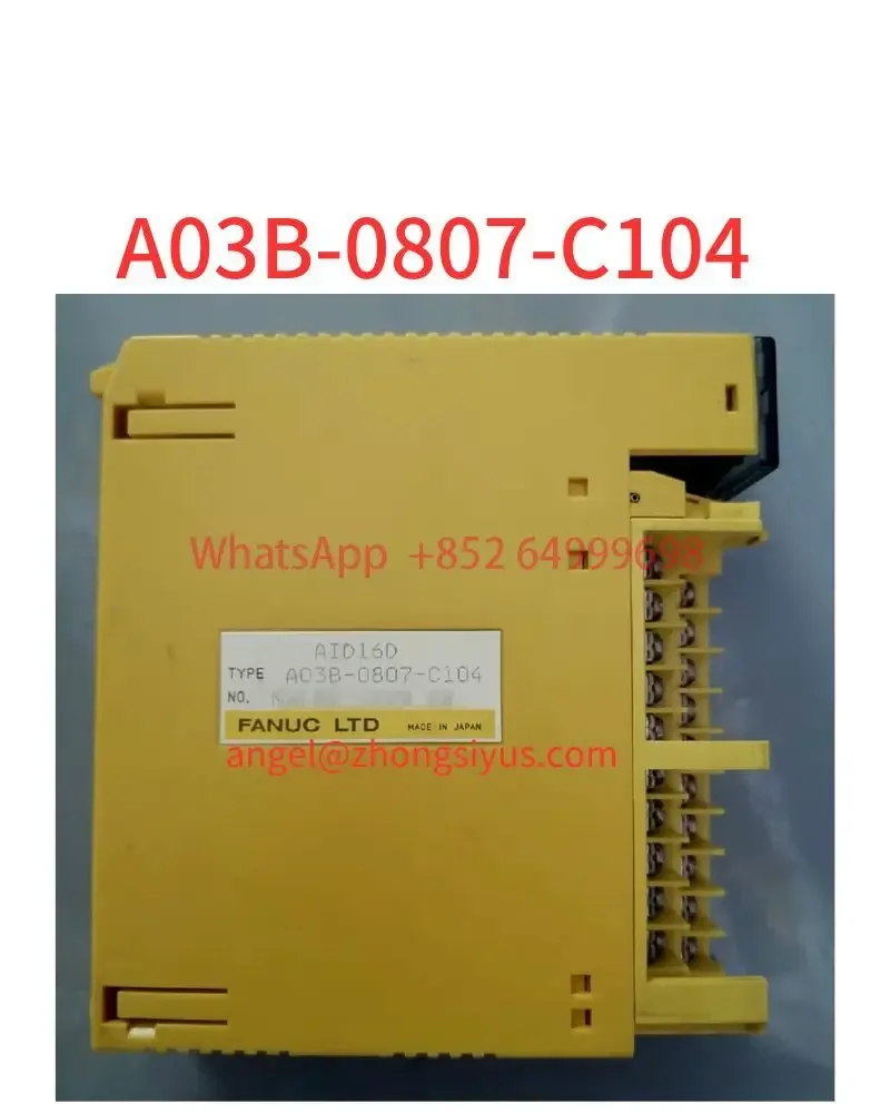 Used A03B-0807-C104 IO module