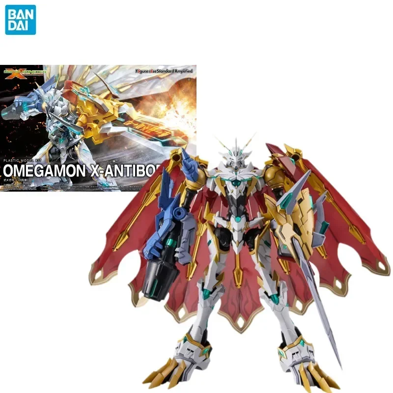 Bandai Original Figure-rise Standard Digital Monster Anime Figure OMEGAMON XANTIBODY Anime Action Figure Toys Gifts For Children