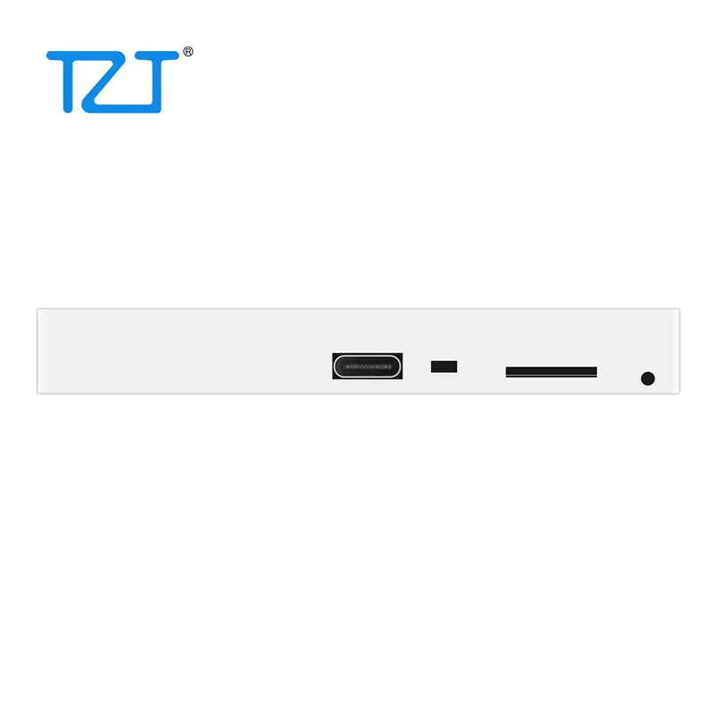 TZT HAMGEEK RW01 قارئ الحبر الإلكتروني الصغير قارئ الكتب الإلكترونية (لوحة سوداء/بيضاء) لساعة الطقس عرض الصور إنذار ملفات TXT وEPUB