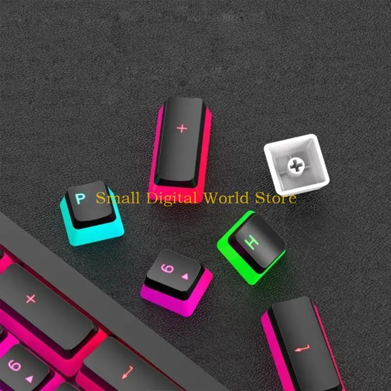 77ub 117 Kunci Keycaps OEM Formx Switch Mekanik Keyboard Terpalus Lampu Translucent