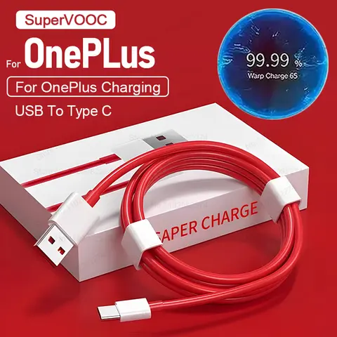 USB To Type-C Cable Supervooc Fast Charging For Oneplus 13 12 11 10 Pro 9 8 Phone Data Cord USB Type C Cable Charger Accessories