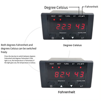 Electronic Digital Display Microcomputer Controller Automatic Thermostat Temperature Humidity Meter Incubator Parts Accessory