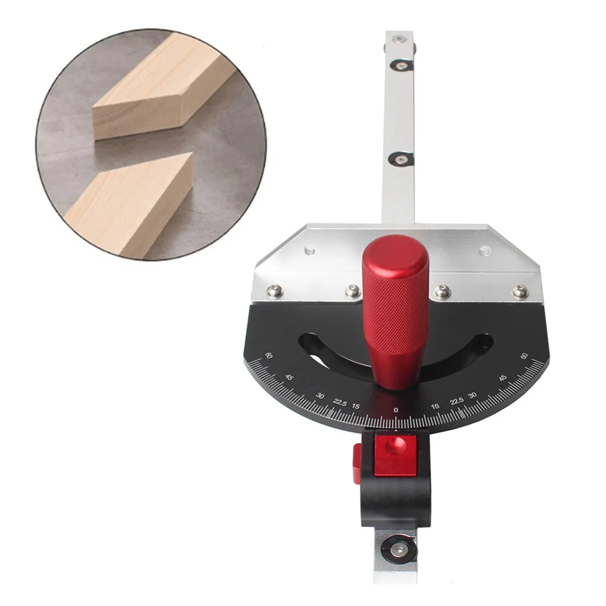 Sega da tavolo mitra calibro maniglia Router da banco mitra Gauge Sawing Assembly righello strumenti per la lavorazione del legno da carpentiere fai da te