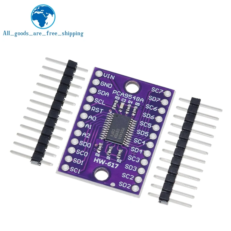 TCA9548A 1-to-8 8 Way I2C 8-channel Multi-channel Expansion Board IIC Module Development Board 9548 Para Arduino