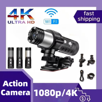 4K/1080p Anti-shake Action Camera HD Wireless WiFi Video Recorder Dash Cam Waterproof Bike Motorcycle Helmet Sport Camcorder