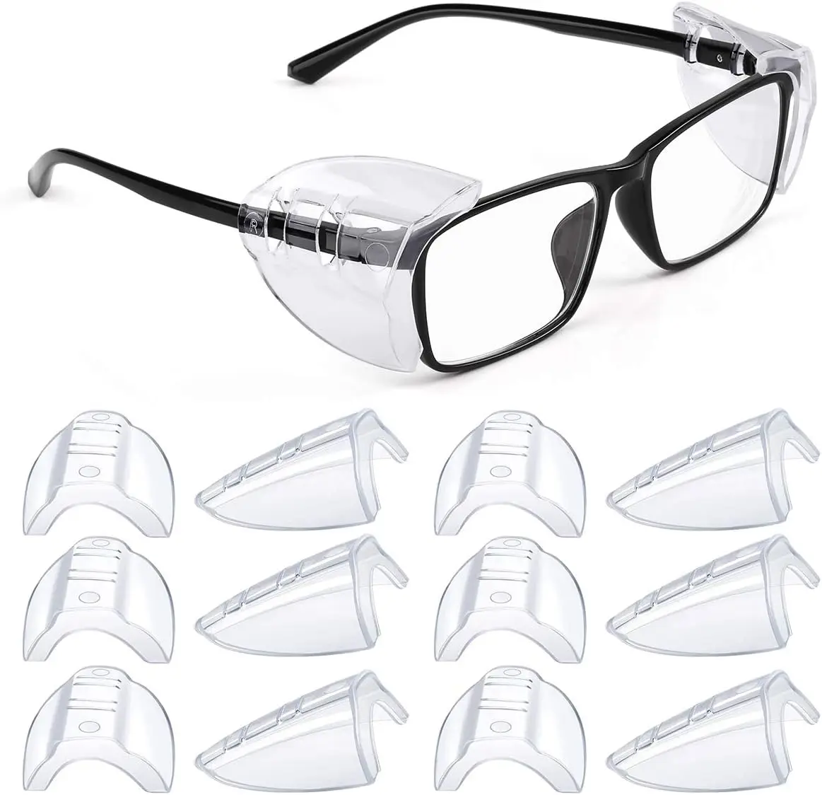 Universele antislip tempeltips, siliconen neuspads voor brillen, antislipbrilaccessoires voor sport, lezen, dagelijks gebruik