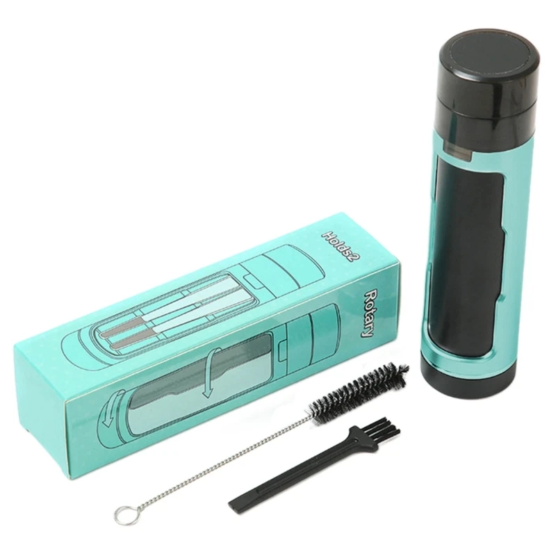 Custodia per tabacco con macinacaffè manuale funzione tubo Comodo accesso per fumare