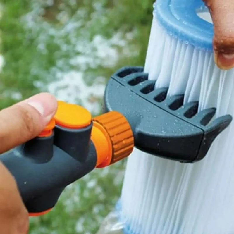 Pool Filter Comb Cleaner Pool Cartridges Filter Cleaner Comb Hot Tub Spa Water Filter Cleaning Hose Attachment Tool