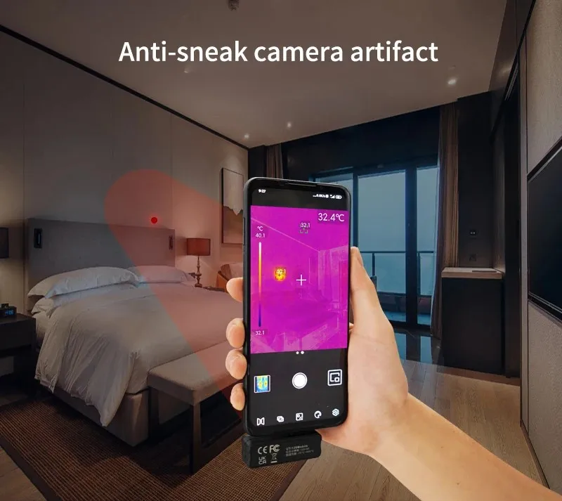 UTi120 Mobile 120MS Industrial Mobile Phone Thermal Imager Camera For IPhone Android Phone External Infrared Imaging