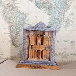 World Famous Building Hashemite Kingdom of Jordan Petra Ancient City Figurine Model Toys Gift