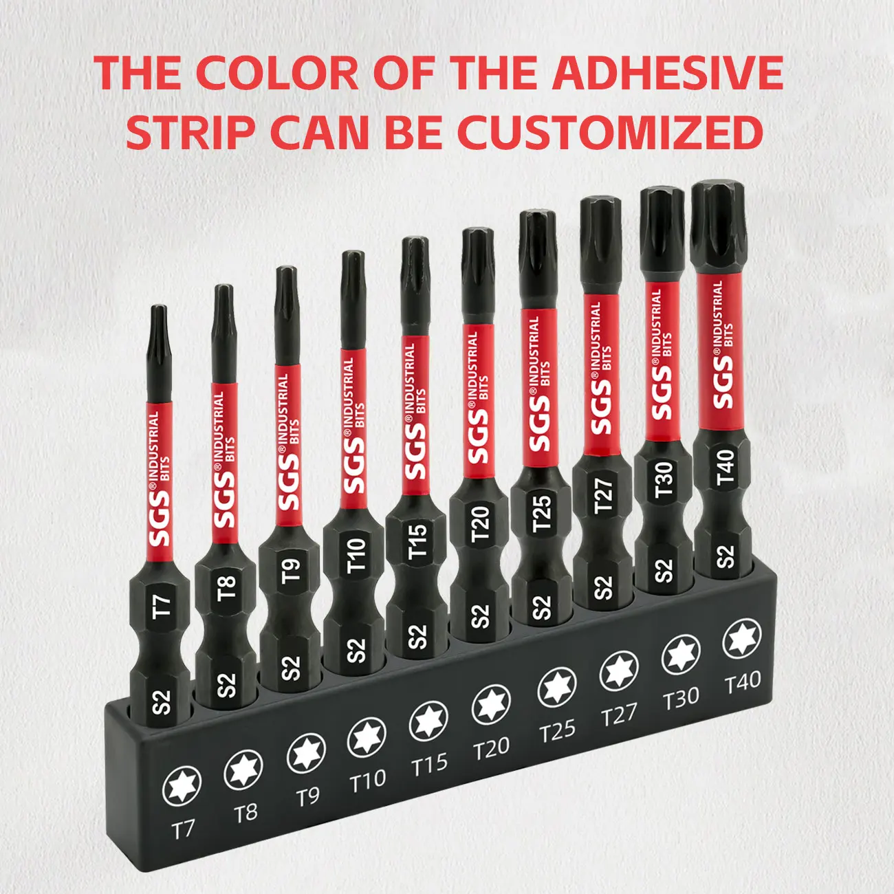 10-Piece Set of Strong Magnetic Anti-Slip Torx Solid and Hollow 50mm Screwdriver Bits, High Hardness Screwdriver Heads, Suitable for Electric and Manual Tools, DIY Projects, Mechanics and Hobbyists image 6