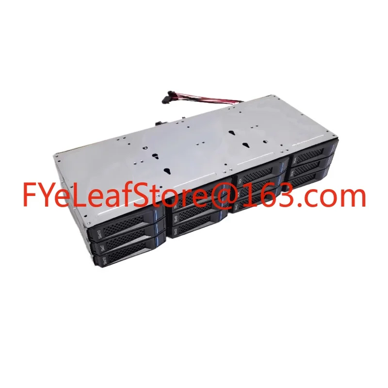 

12-Disk 3.5-inch hard disk cage hot-swappable 8087 interface D-type 4ping power supply SAS/SATA storage