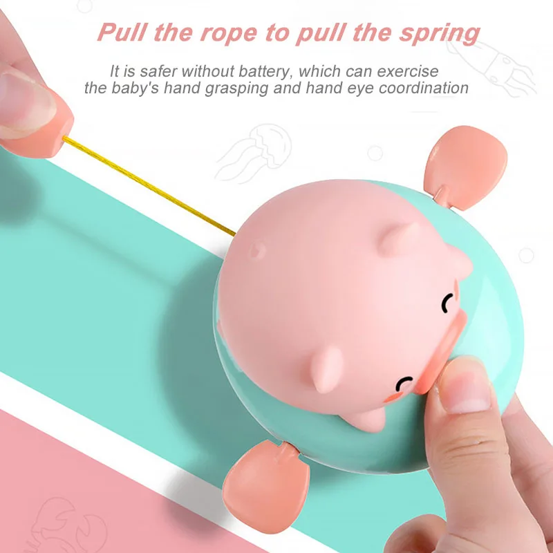 Giocattoli da bagno per bambini Baby che giocano in acqua Orologio da bagno galleggiante Giocattoli per bambini piccoli