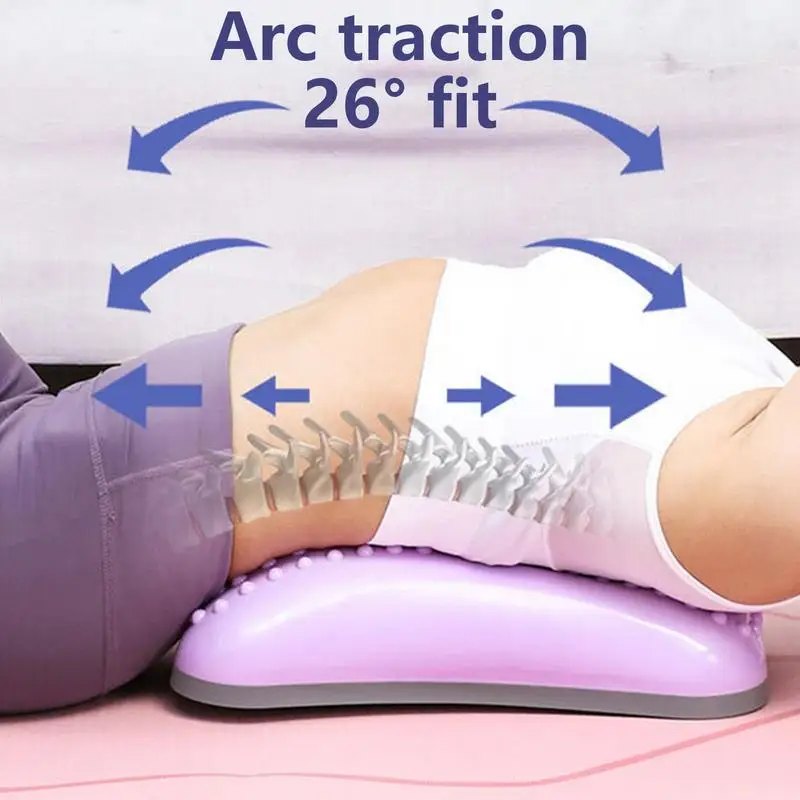 Back Arch Stretcher Ergonomic Lumbar Support Spine Board หมอนเป่าลมเบาะและรั้งสําหรับอุปกรณ์ยืดหลังส่วนล่าง