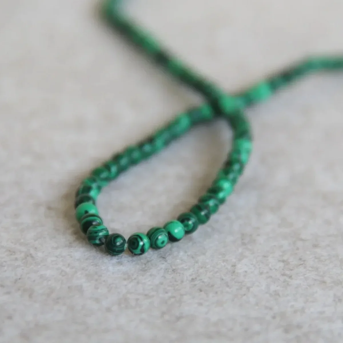 4 6 8 10 12mm Green Azurite Jade Chalcedony Malachite Stone Loose Beads DIY Jewelry Making Design Women Accessory Crafts Parts