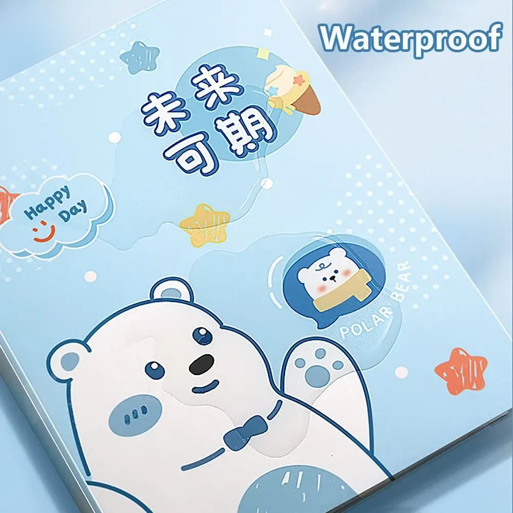 Animal Pattern Storage Booklet 30/40/60 Pages Large Capacity Archives Bag Test Paper Storage Organizer School Office