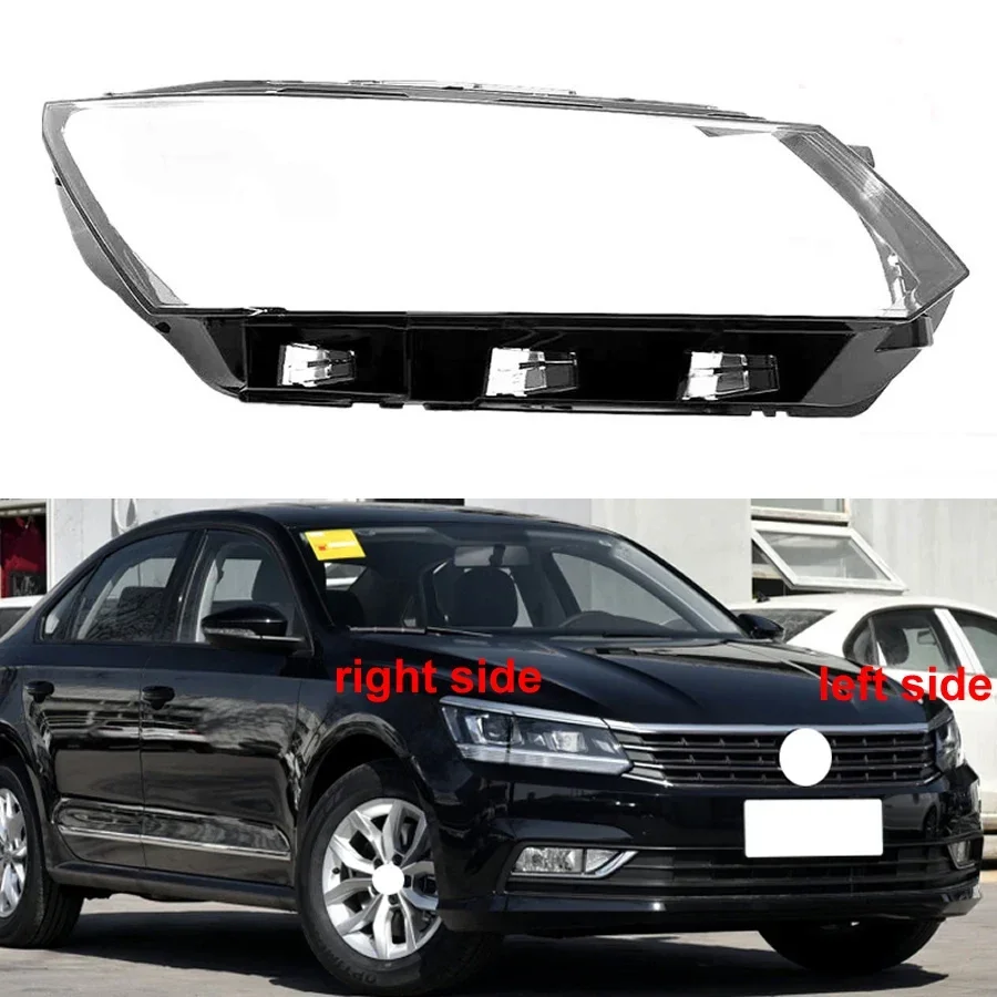 

For Volkswagen VW Passat 2016-2018 Halogen Headlamp Cover Transparent Headlight Shell Replace Original Lampshade Plexiglass