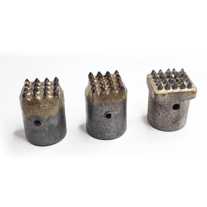 Martillo neumático, cabeza de cincel, piedra, hormigón, martillo especial, cara de lichi, cara de piña, hacha para cortar la cara, herramientas especiales