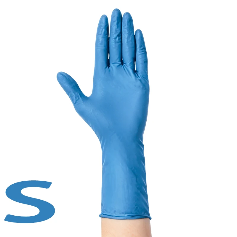 11,4-inch wegwerp nitrilhandschoenen, waterdicht en oliebestendig, perfect voor het afwassen en schoonmaken van de keuken.