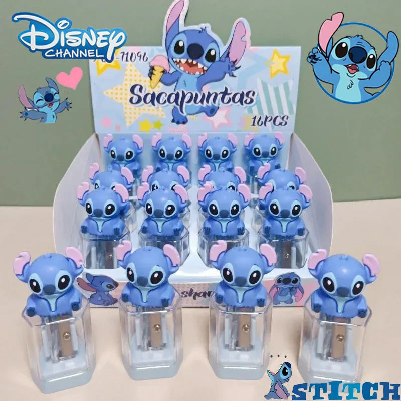 

New Disney Lilo & Stitch Pencil Sharpener Cute Student Stationery Prizes Anime Mini Portable School Supplies Children's Gifts