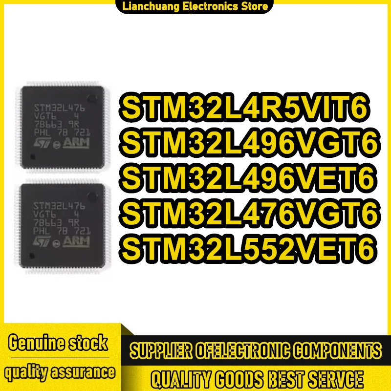 

STM32L476VGT6 STM32L496VET6 STM32L496VGT6 STM32L4R5VIT6 STM32L552VET6 STM32L STM32 STM IC MCU Новый оригинальный чип LQFP100 в наличии