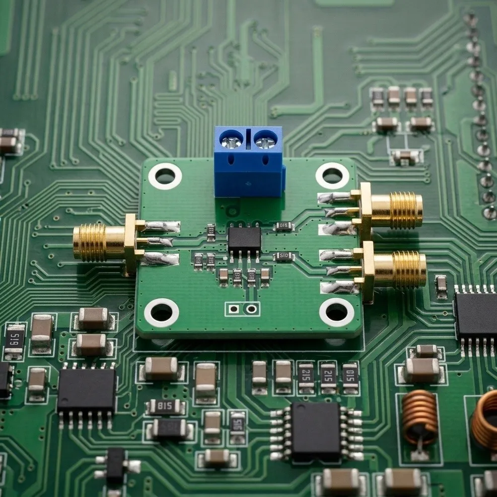 RF Testing Module AD8131 Differential Amp Module For Critical Signal Tasks Compact PCB Design Low Distortion Signal