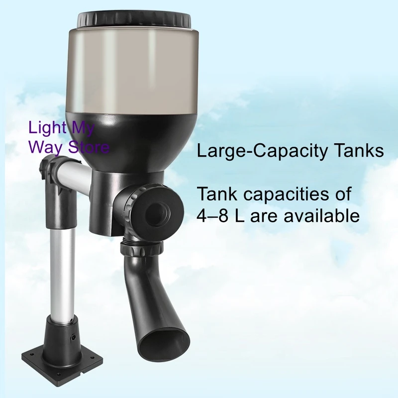 Large-Capacity Feeding Tray, Smart Fully Automatic Feeder, Rainproof Design, Indoor/Outdoor Use