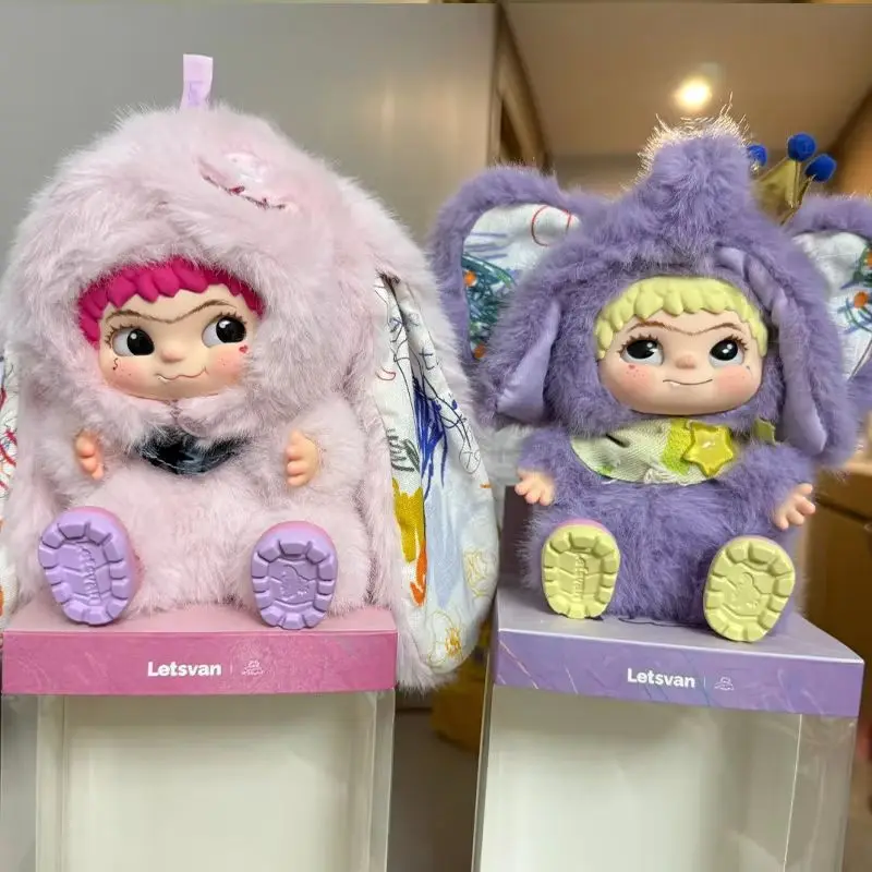 

New Wakuku Sweetheart Rabbit Ton Ton Purple Graffiti Series Blind Box Trendy Toy Collectible Figures Decoration Mystery Box Gift
