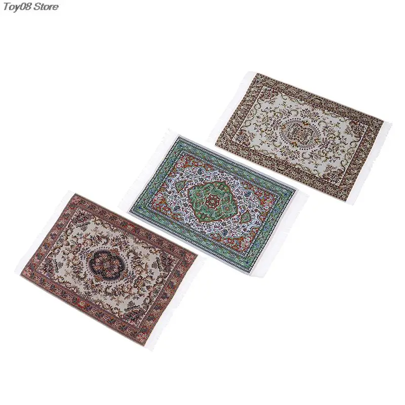 New Turkish Style Area Rug/Carpet/Mat Floor Coverings for Dolls House Any Rooms Furniture Decoration 1/12  Dollhouse Miniature