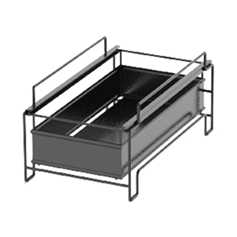 

Under The Kitchen Sink Storage Rack Drawer Type Can Be Pushed And Pulled Under The Cabinet Telescopic Shelf