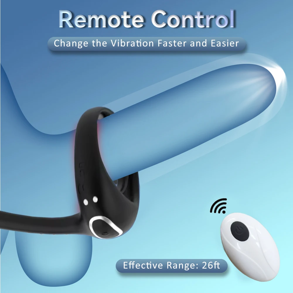 Mannelijke Vibrerende Cockring Taint Stimulator App Afstandsbediening Anale Butt Plug Prostaat Massager Penis Ring Volwassen Speeltjes voor Man