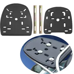 Universal Motorcycle Rear Luggage Case Bracket Board Tail Rack Top Box Case Rear Luggage Rack Trunk Bracket Bushing Pad