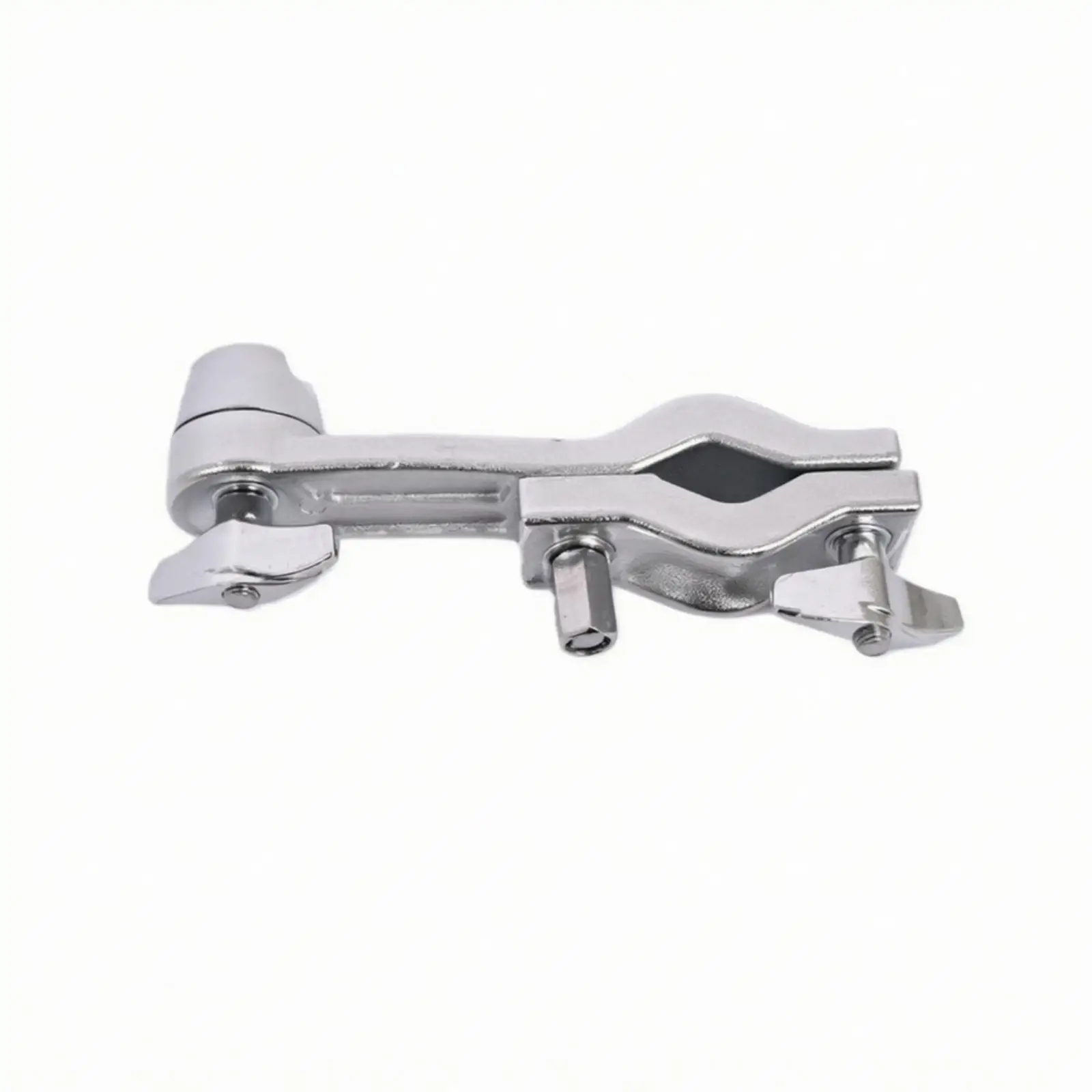 Percussion Drum Extension Bracket Clamp Mount Aluminum Hardware for Cowbell Block Accessory Holder Knurled Rod for Drum Rack Add
