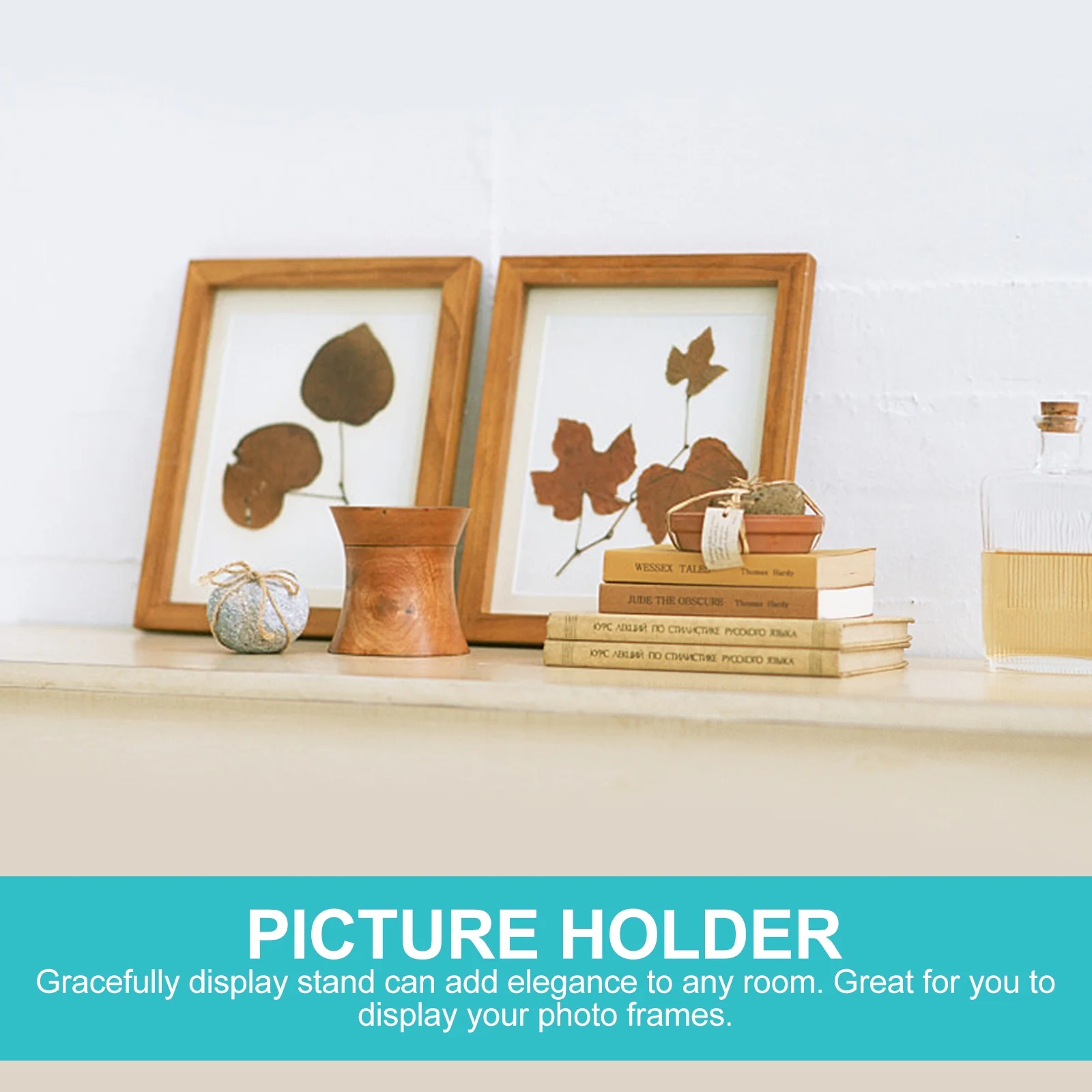 

12Pcs Photo Frame Brackets Plastic Desktop Display Stands Tabletop Picture Holders Artwork Organizer Home Photo Frame Supports