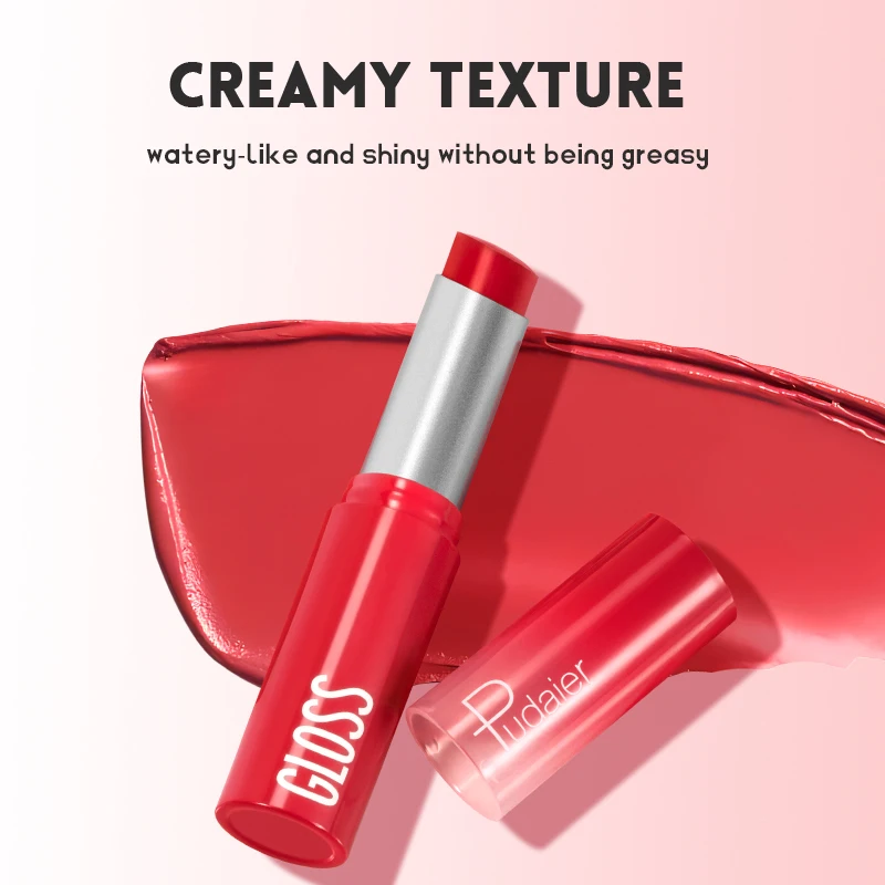 Moisturizing Water Light Lip Gloss Non-Staining Cup, Mirror Shine Jelly Lip Glaze, Long Wear Hydrating Glass Lips