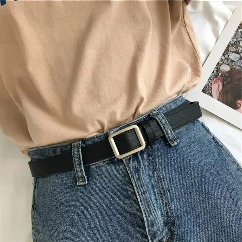 Women\'s Trousers Belts Fashion Brown Working Belt High Quality Ladies Waist Waistband Woman Belt For Jeans DT120