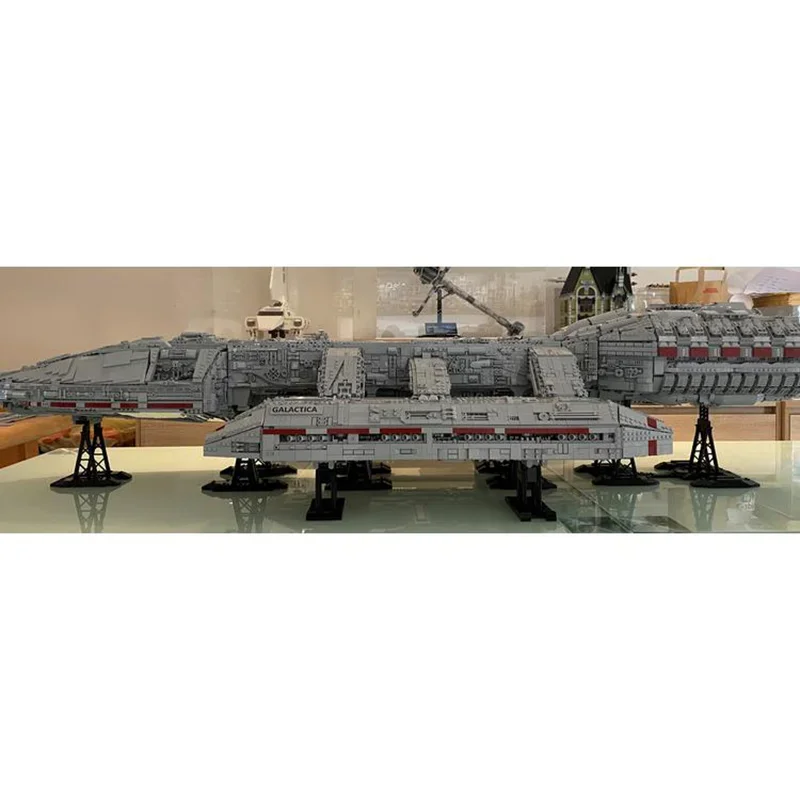 2023 NEW UCS Battlestar Galactica 23729PCS Model Buiding Kit Block Self-locking Bricks Birthday Christmas Collection Gift