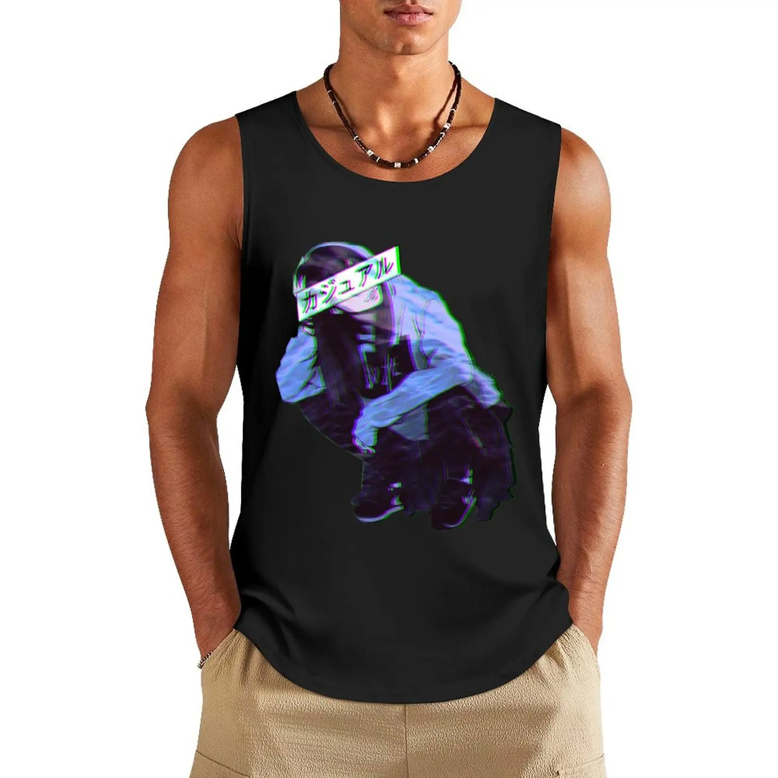 

COMFORTABLE - SAD JAPANESE ANIME AESTHETIC Tank Top man sexycostume gym accessories men