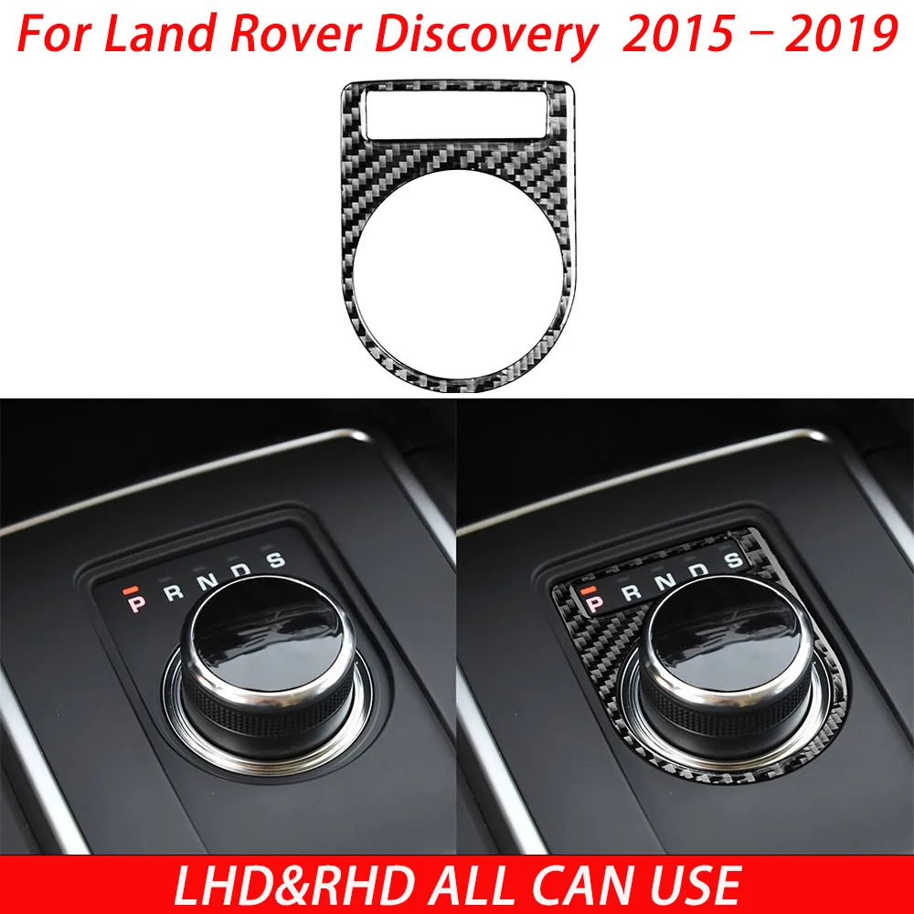 For Land Rover Discovery Sport 2015-2019 Carbon Fiber Gear Indicator Panel Car Interiors Accessories Decoration Stickers