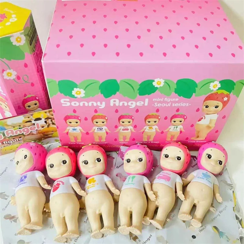 Sonny Angel Blind Box Seoul Series Mini Anime Figures Ornaments Dolls Fans Children Birthday Gift Sonny Angel Toys Hot