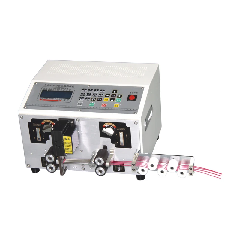 

Factory Price High Speed Produce Four Wires at a One Time 4 Single Cores Cable Cutting and Stripping Machine