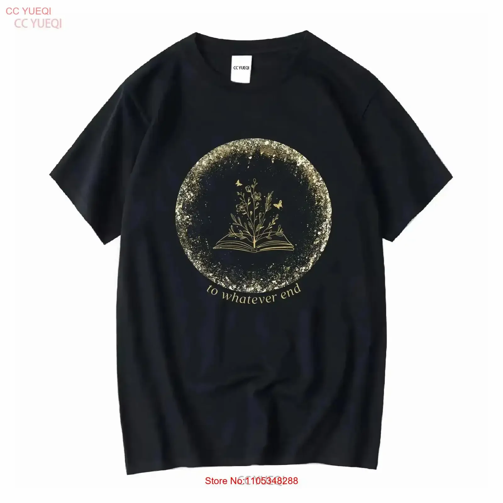 ACOTAR Throne Of Glass Flower Aelin Quote Sarah J Maas To Whatever End T Shirt A Court Thorn And Roses SJM Fan vintage Washed