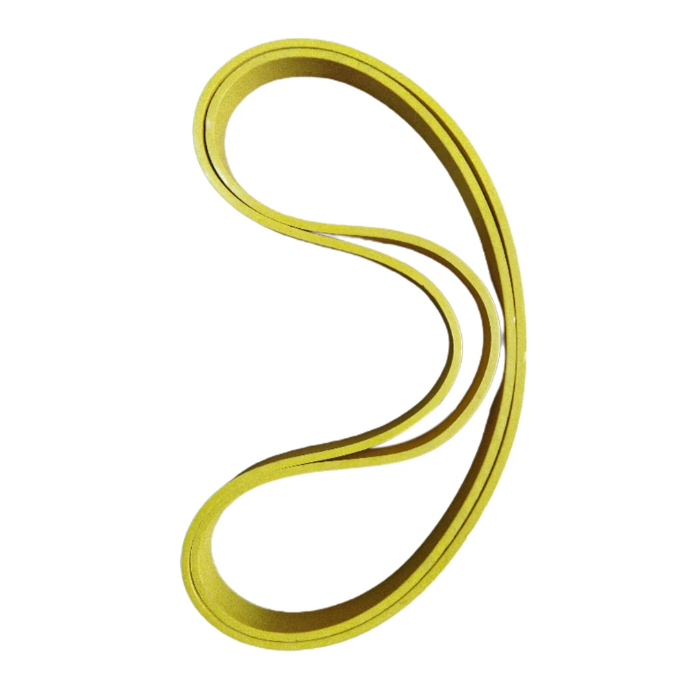 Rubber Band Band Saw Rubber Band WoodWorking Band Saw 8\" X 1/2\" X 0.12\" Belt Non Slip Rubber Stretched Yellow