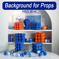 Cosmetics Background Pose for Photography Props Foam Cube Balls Kits DIY Room Studio Decoration Shoot Children Gift Pet Ball Toy