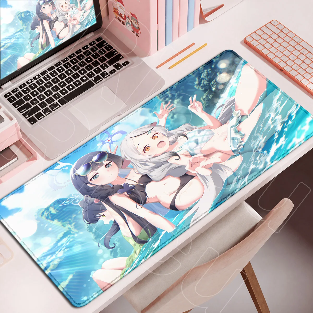 게임용 블루 아카이브 신규 배경화면 마우스 패드 XXL - Gaming Keyboard Blue 리뷰 및 가격