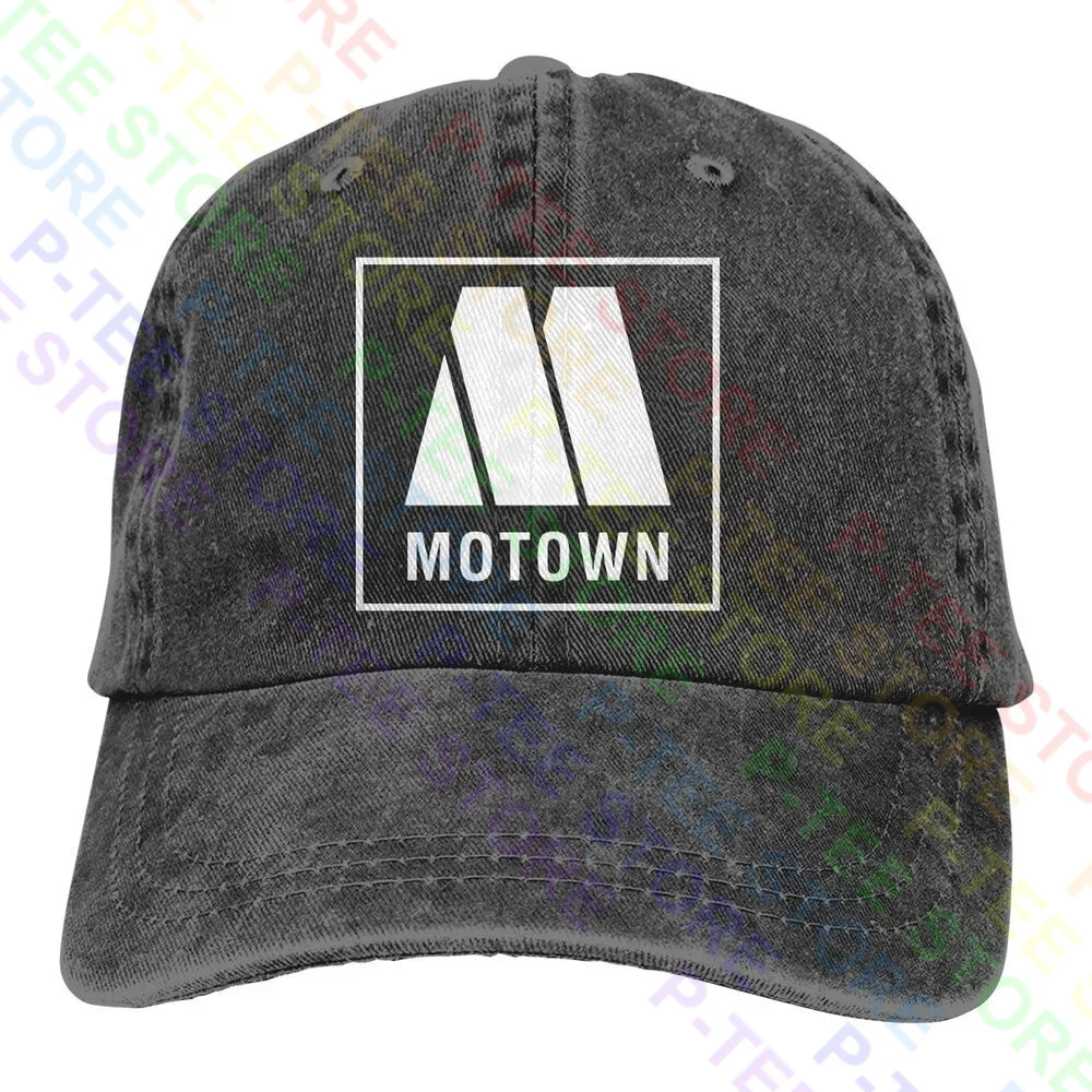 Motown Record Label Detroit Soul Music Jackson 5 Michael Jackson Five Washed Denim Baseball Cap Trucker Hats Hip Hop